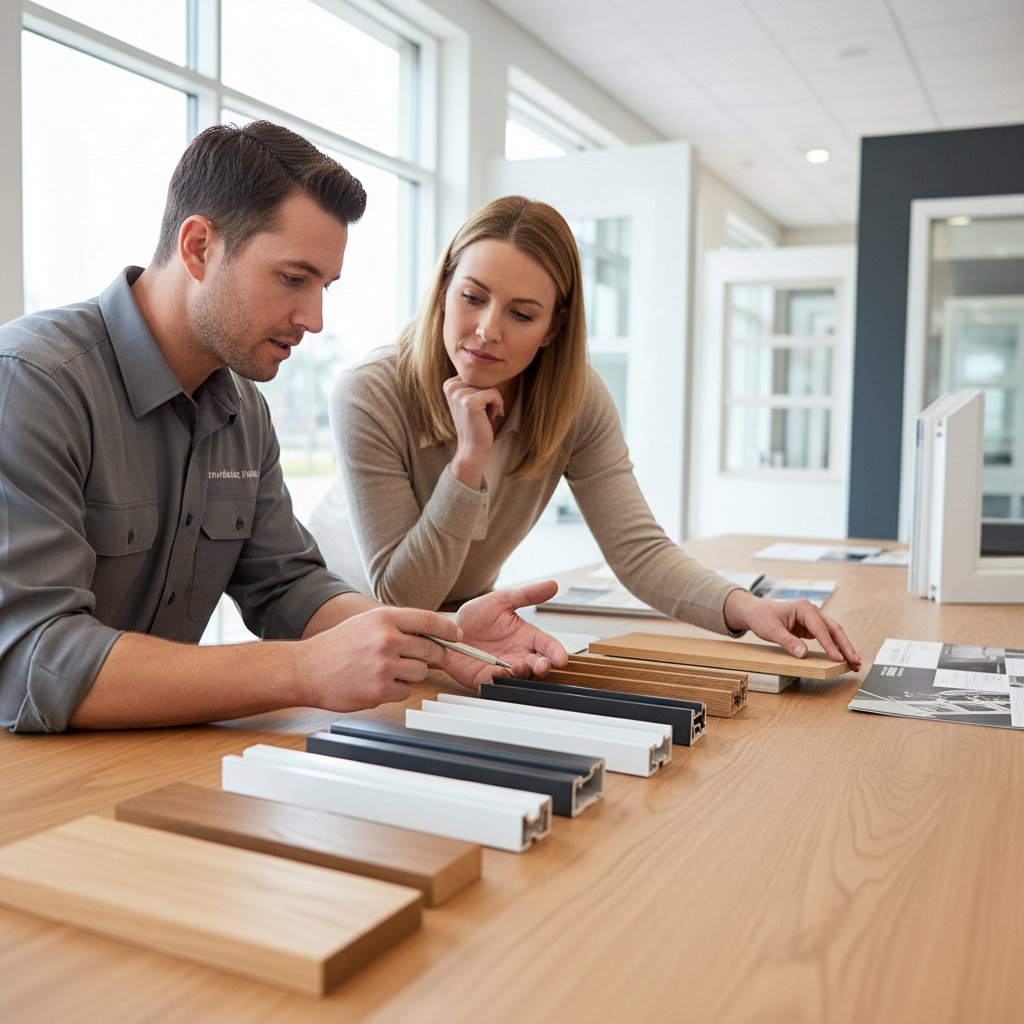 Composite door security features